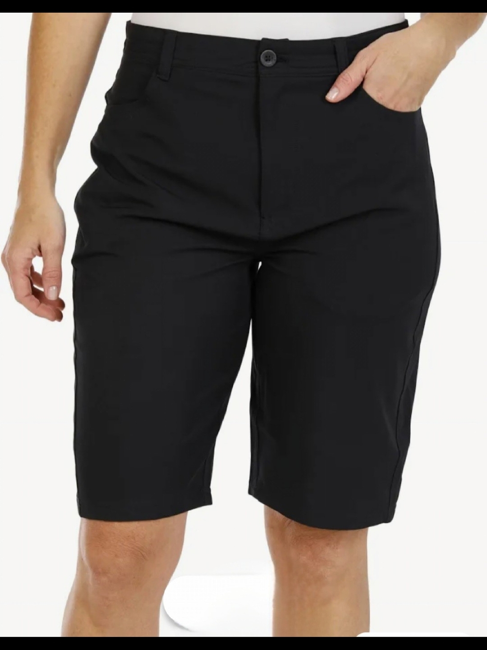 Reel Legends Women's Performance Hiking Fishing Golf Shorts Black Size 20W